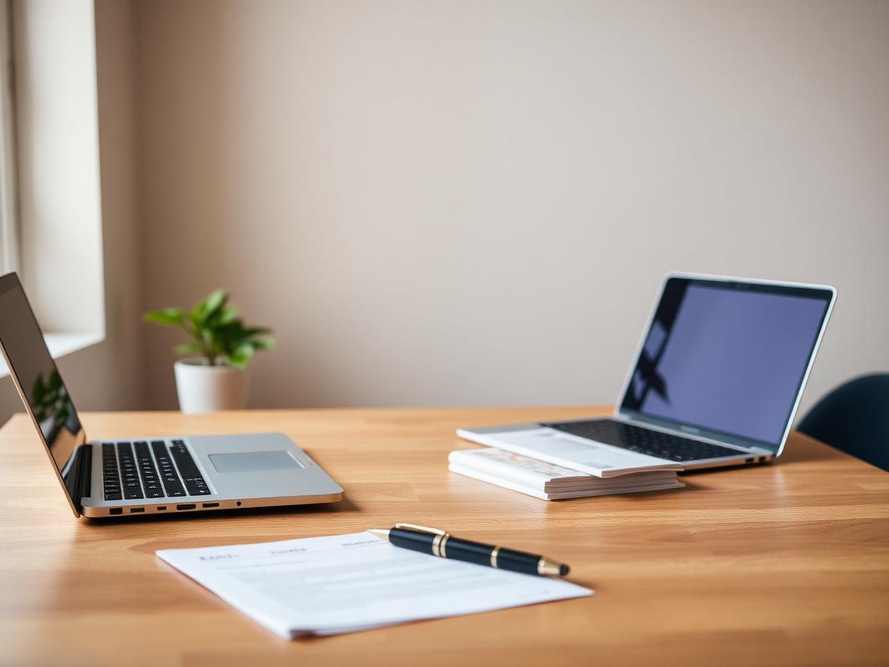 Bureau du cabinet — ambiance de travail sobre et professionnelle